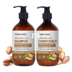 Sulfatieren Sie freies Ernährungshaar-Shampoo und Conditioner organischen Argan Oil