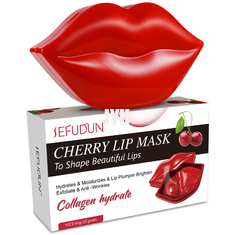 Schlafenhydrogel-Kollagen-Lippenmaske natürlicher Crystal Hydrating