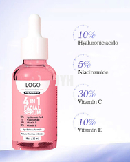 Serum-Hyaluronsäure-Kollagen 4 des Vitamin- C30ml in 1 Gesichts-Serum für Frauen