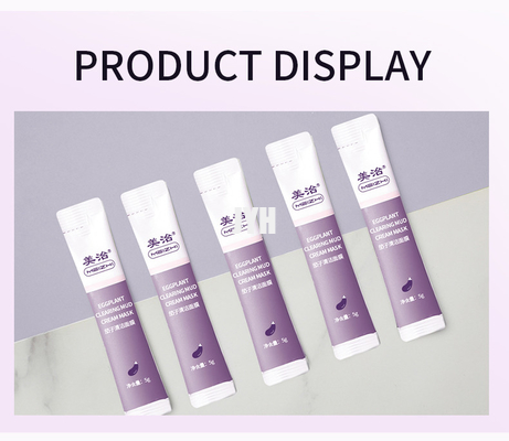 Purpurrote Aubergine, die Clay Mask 5ml/Streifen 300g/Glas reinigt