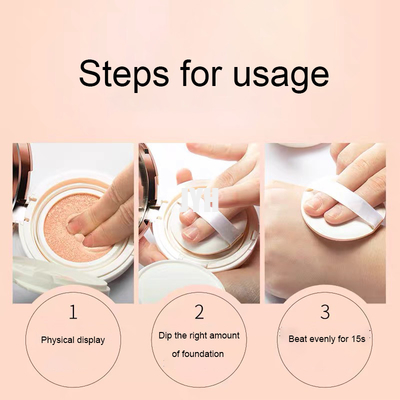 Korea-Luftpolster cm-Creme-Grundlage erhellen wasserdichtes