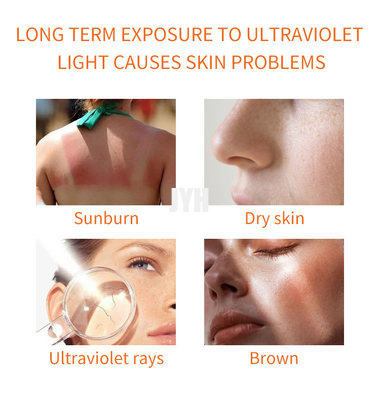UVA UVB Wasser-Basis Sunblock PAs 50+++ stellen Make-upkosmetik für Hals gegenüber