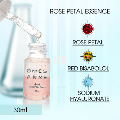 Goldserum-Hydratisierungsc$befeuchten Rose Petal Essence Face Serums 24k