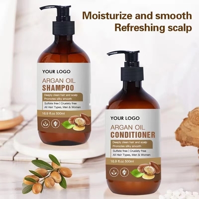 Sulfatieren Sie freies Ernährungshaar-Shampoo und Conditioner organischen Argan Oil