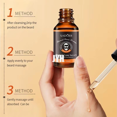 30 ml Herren-Hautpflegeprodukte Bartöl Feuchtigkeitsspendende Bartpflege für sanftes Wachstum
