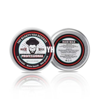 60 g/Stk Herren-Creme-Pomade Mittlerer Halt Premium-Haarstyling-Wachs für den ganzen Tag auf Wasserbasis