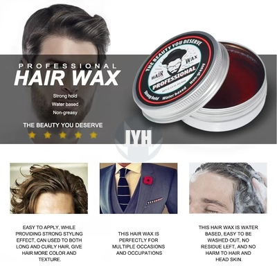 60 g/Stk Herren-Creme-Pomade Mittlerer Halt Premium-Haarstyling-Wachs für den ganzen Tag auf Wasserbasis
