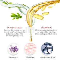 Hautpflege des Gold24k entfernen befeuchtende Eyecare-Kosmetik Dirk Circles Collagen Hydrogel Eye-Flecken