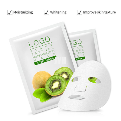 Hydratisierungsmaske des blatt-25ml, die Schönheits-Kosmetik organischen Kiwi Facial Mask weiß wird