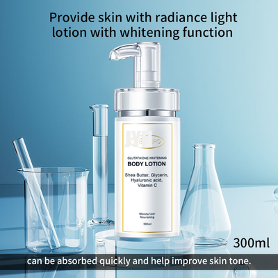 Kosmetik-Glutathions-Körper 300ml Bodycare, der Bleichhyaluronsäure-Massage-Creme-Glühen weiß wird