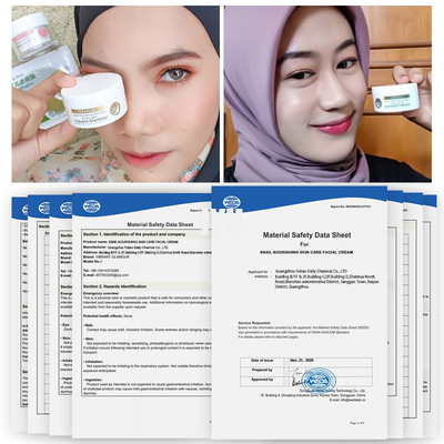 Koreanische Feuchtigkeitscreme-Tages-Nacht-Gesichtsbehandlungs-Sahne-Schnecke 30g 97,5% Mucin-Reparatur-Creme
