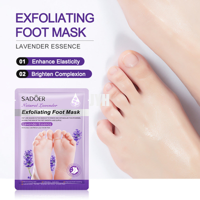 Hautpflegeprodukt-Lavendel-Ziegenmilch-befeuchtende Exfoliating Fuß-Schalen-Maske Soem-35g