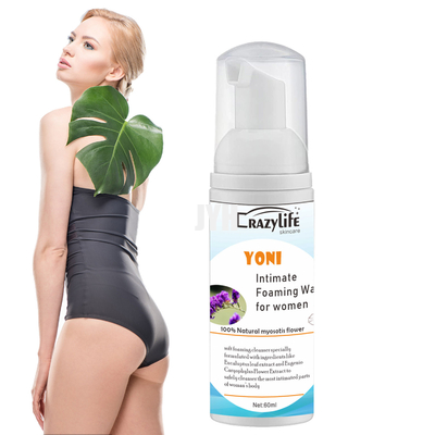 Balanciert weibliche vertraute schäumende Wäsche 60ML Frauen Vaginal Health pH
