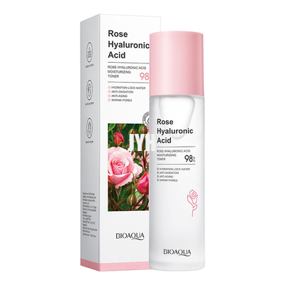 Dünne Linien und Falten Rose Face Toner Natural Organic Rose Hyaluronic Acid Water