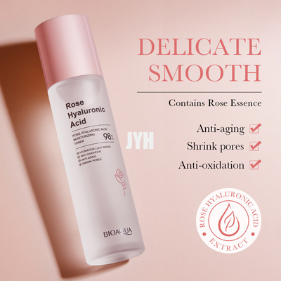 Dünne Linien und Falten Rose Face Toner Natural Organic Rose Hyaluronic Acid Water