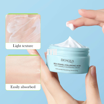 Feuchtigkeitscreme-Gesichtsbehandlungs-die Creme der Hyaluronsäure-60g, die alternde Antifalte erhellt, entfernen dünne Linien verringern