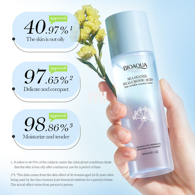 Toner-und Lotions-befeuchtende Haut-Seefenchel-Hyaluronsäure-Antifalte der Hautpflege-120ml