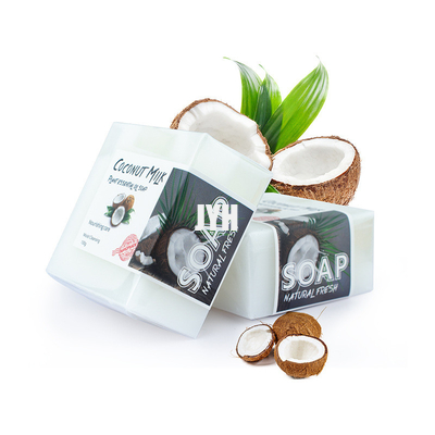 Kosmetik-natürliches Betriebsaloe-Vera Honey Milk Goat Face Body-Bad-Reinigungsstangen-Seife MSDS Bodycare