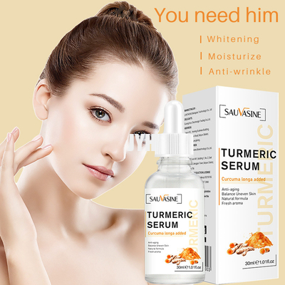 Wesentlich-Gesichts-Serum-des dunklen Flecks der Gelbwurz-30ml Berichtiger Serum Formaldehyde Free