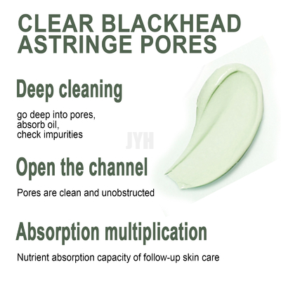 Kundenspezifische organische grüner Tee-Clay Mud Facial Clay Mask-Eigenmarke