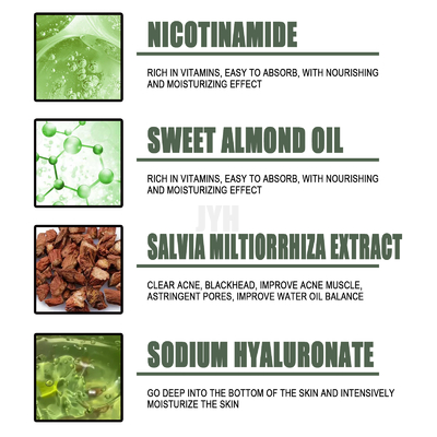 Kundenspezifische organische grüner Tee-Clay Mud Facial Clay Mask-Eigenmarke