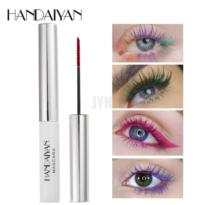 12 Farben imprägniern farbige Wimperntusche, die das bunte Bezaubern langlebig für Frauen Make-up mustern