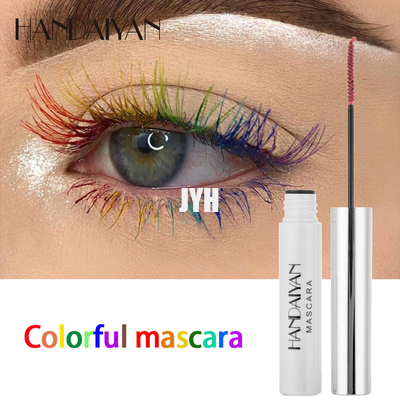 12 Farben imprägniern farbige Wimperntusche, die das bunte Bezaubern langlebig für Frauen Make-up mustern