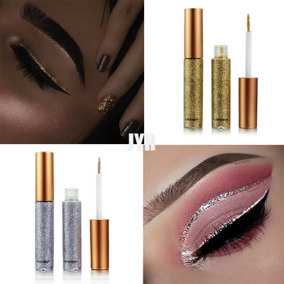 MSDS 10PCS/gesetzter Funkeln-Lidstrich für die Frauen einfach, pigmentiertes rotes Weißgold-flüssiges Eyeliner-Funkeln-Make-up zu tragen
