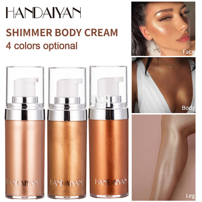 flüssige Bronzer-Belichtungseinheit Glow Glistening Makeup-Sahnegrundlage des Gesichts-20ml und Körper Luminizer-Leuchtmarker