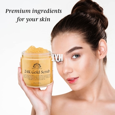 250g Gold des strengen Vegetariers 24k scheuern befeuchtenden und Exfoliating Sahnekörper