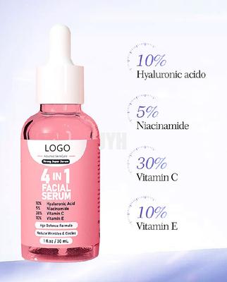 Serum-Hyaluronsäure-Kollagen 4 des Vitamin- C30ml in 1 Gesichts-Serum für Frauen