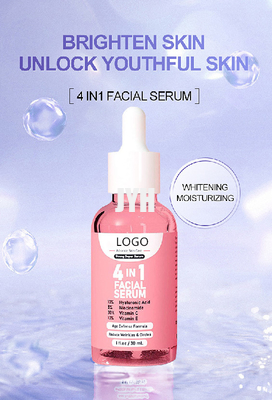 Serum-Hyaluronsäure-Kollagen 4 des Vitamin- C30ml in 1 Gesichts-Serum für Frauen