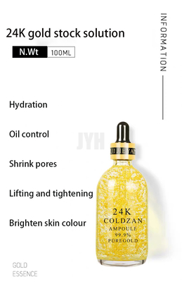 Hyaluronsäure-Gesichts-Serum des Gold24k, das alterndes Antiserum mit Peptiden befeuchtet