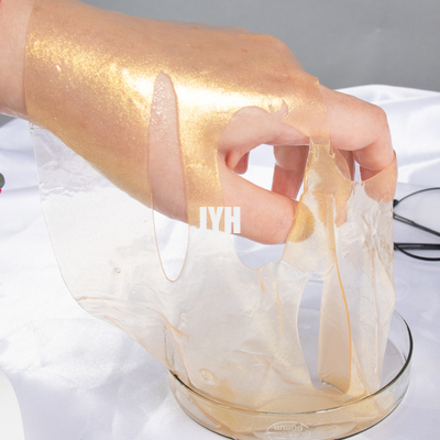 Koreanische Meerespflanzen-Schönheits-Kollagen-Gel-Gesichtsmaske des Blatt-Hydrogel-Gesichtsmaske-reine Gold24k