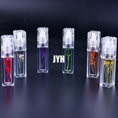 Wasserdichte Lippenpralleres Öl kein Logo Customized Scent Plump Lip-Glanz
