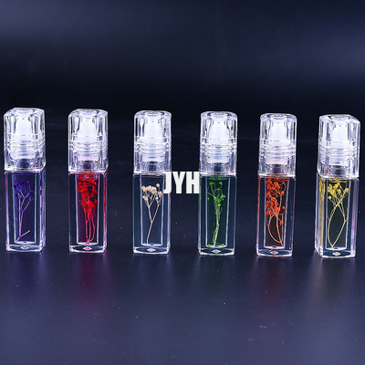 Wasserdichte Lippenpralleres Öl kein Logo Customized Scent Plump Lip-Glanz