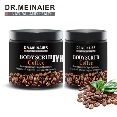 Natürlicher Kaffee GMPC scheuern Exfoliating Salz des Toten Meers scheuern Akne-Abbau