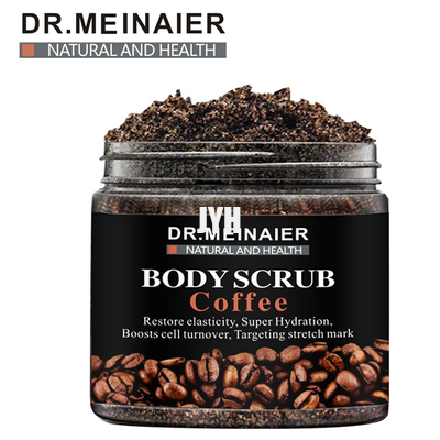 Natürlicher Kaffee GMPC scheuern Exfoliating Salz des Toten Meers scheuern Akne-Abbau