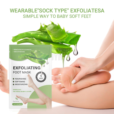Exfoliating und befeuchtende Aloe Vera Foot Mask For Rejuvenating