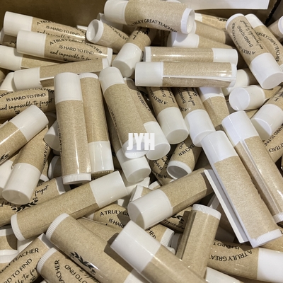 Fertigen beruhigender Lippenbalsam Shea Butter To Moisturize Dry-Lippenspf 15 Logo besonders an