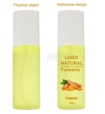 100 ml Gesichts-Make-up-Hautpflege-Toner, feuchtigkeitsspendender, aufhellender Kurkuma-Toner