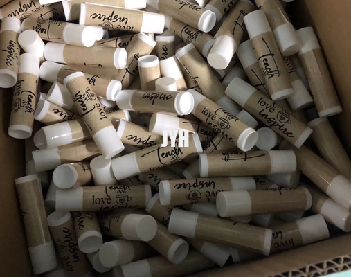 Weihnachtsgeschenk-Verpackung des erwachsenen organischen klaren Lippenbalsam-Duft-freie SPF 15
