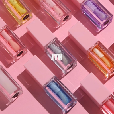 Benutzerdefinierte einzigartige Form natürliches Fruchtlippenöl Glanz Private Label Lippenöl 5G