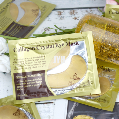 Augen-Masken-Schönheits-Kollagen-Gel Maskss ODM 24k Goldbessert Blatt für Puffiness aus