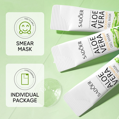 Schönheits-Gesichtsmasken-Blatt-koreanische weiß werdene befeuchtende Aloe Vera Skin Care Mask