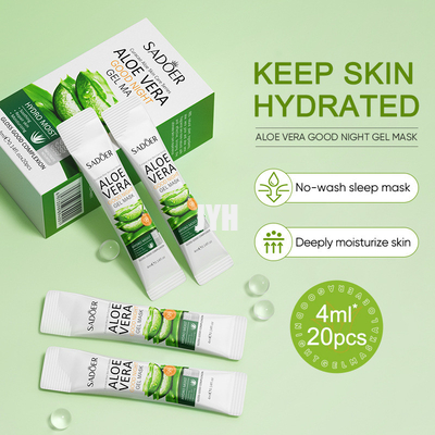 Schönheits-Gesichtsmasken-Blatt-koreanische weiß werdene befeuchtende Aloe Vera Skin Care Mask