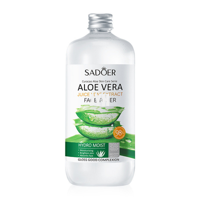 500 ml natürlicher Aloe Vera Gel Toner Essence Gesichtspflege Haut Toner