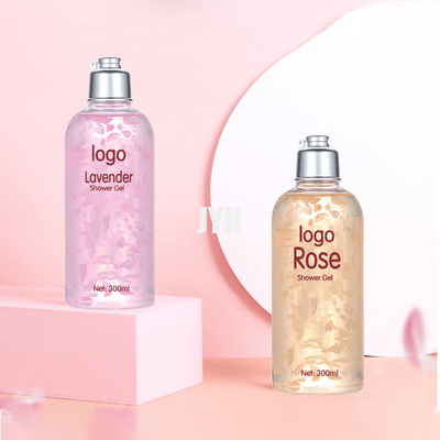 300 ml OEM Hautpflegeprodukte Blütenblätter Parfüm Reinigungsmittel Feuchtigkeitsspender Duschgel
