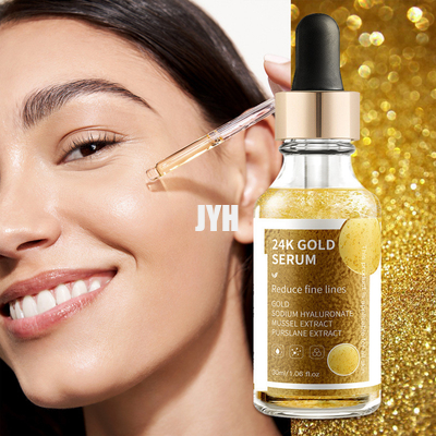 Argan Anti-Aging 24k Gold Haut aufhellen Serum für das Gesicht 30 ml