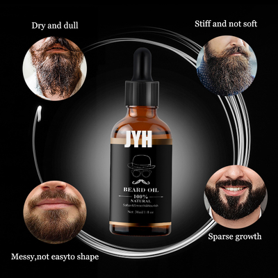 100% natürlich, stärkt den Bart, Konditionieröl mit organischem Argan